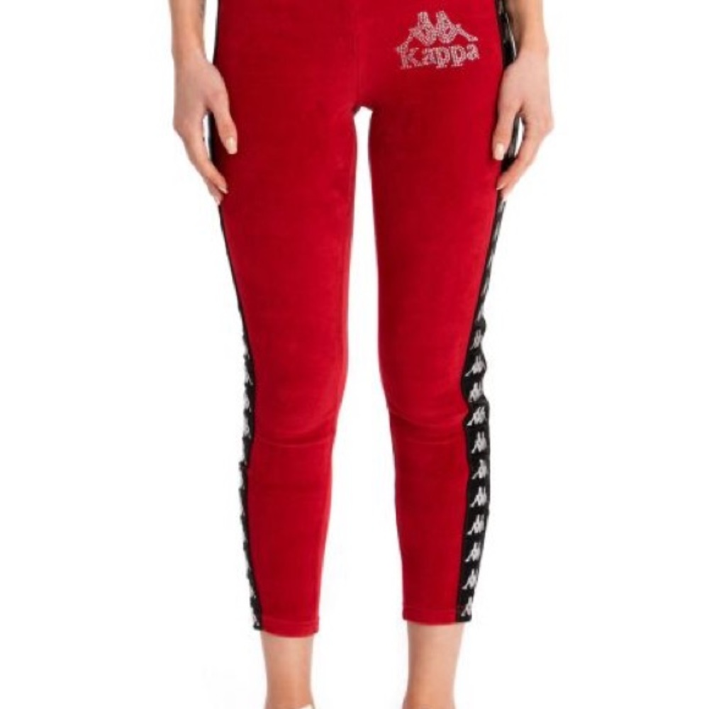 KAPPA 222 Banda Steele Leggings
Velvet/Velour Red Chilly Pepper M NWT